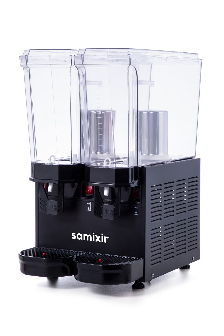 Samixir 40.SMB Klasik Twin Soğuk İçecek Dispenseri, 20+20 L, Fıskiyeli ve Karıştırıcılı, SiyahÜRÜN KODU : 023.40.SMB