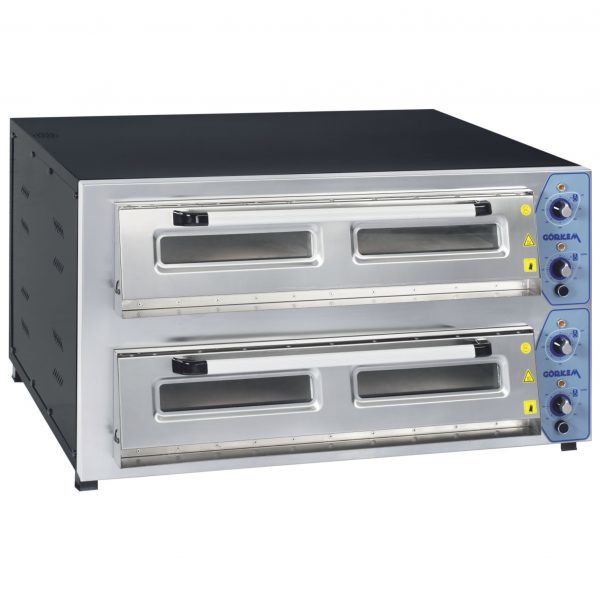 Görkem 62x62 Çift Katlı Pizza Fırını 30x8
