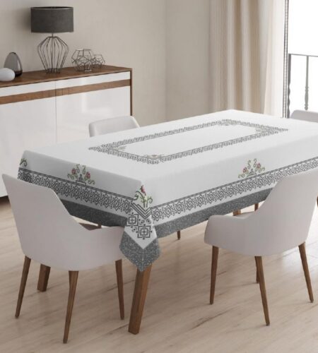 KANAVİÇE DESENLİ DERTSİZ MASA ÖRTÜSÜ 120*160