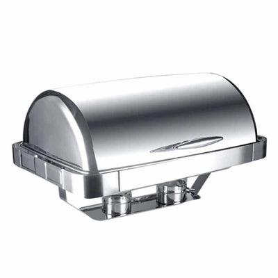 Chafing Dish Roll Top Camlı 9 Litre( Gömme