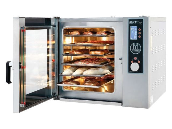 Maksan 6 Tepsili Elektrik Isıtmalı Dijital Konveksiyonlu Patisseri Fırını Mkf-6 Diji