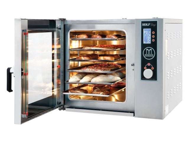 Maksan 6 Tepsili Elektrik Isıtmalı Dijital Konveksiyonlu Patisseri Fırını Mkf-6 Diji