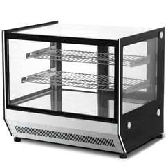 Set Üstü Pasta Teşhir Dolabı 75 cm Sıcak (Panaromik Cam)