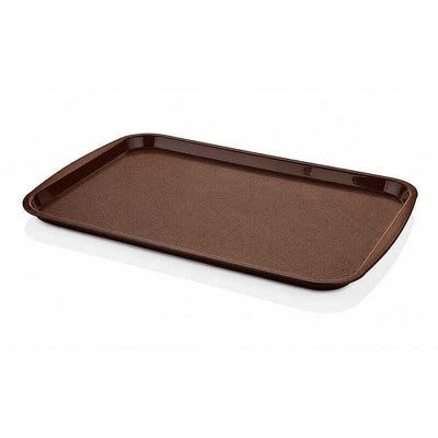 HSN Dikdörtgen Servis Tepsisi 36x27cm Kahverengi (TPS-3627)
